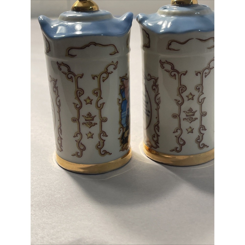 Disney Spice Jar Collection Mickey Salt & Minnie Pepper Jar 1997 Lenox Porcelain - Picture 8 of 13